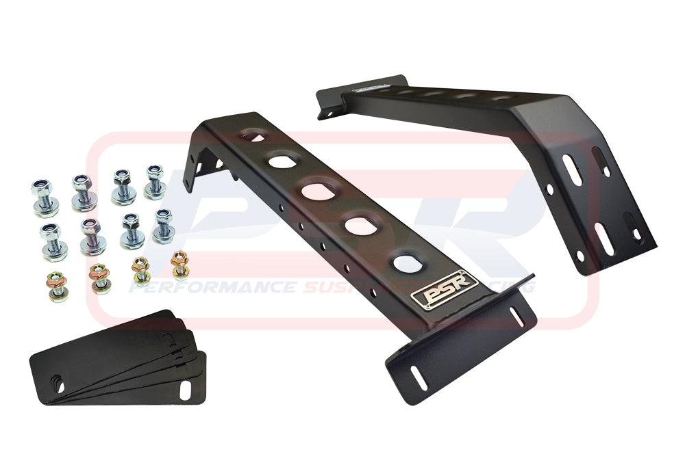 PSRUNI-025 PSR Roof Height Baja Rack Leg Set of 4 suit NP300, RG Colorado, D-MAX 3 & 4, BT-50 TF (590 Height) | Genuine PSR 4X4 Accessory