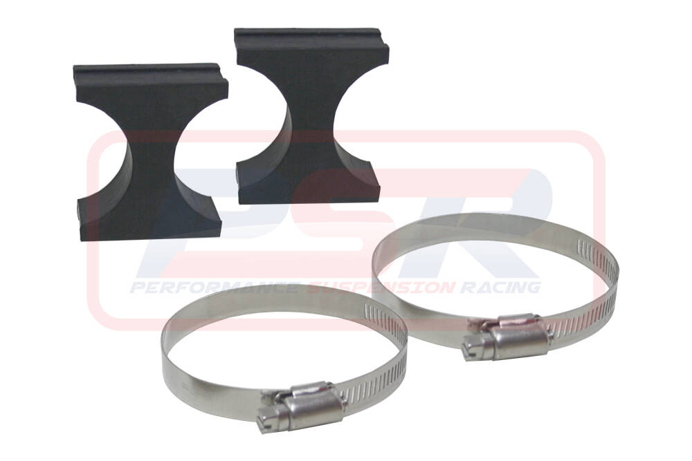 PSRUNI-088 PSR Remote Reservoir Piggyback Rubber Mount and Clamp (pack of 2 for 1 resi) | Genuine PSR Shock Absorber