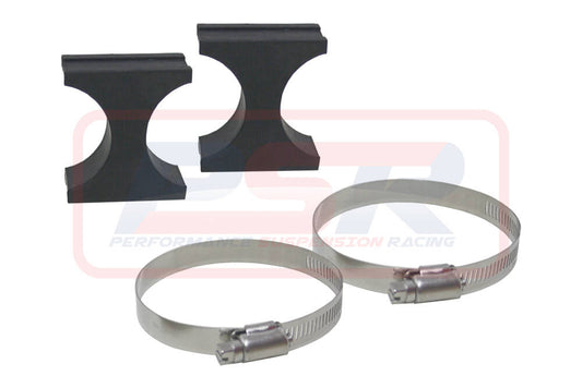 PSRUNI-088 PSR Remote Reservoir Piggyback Rubber Mount and Clamp (pack of 2 for 1 resi) | Genuine PSR Shock Absorber