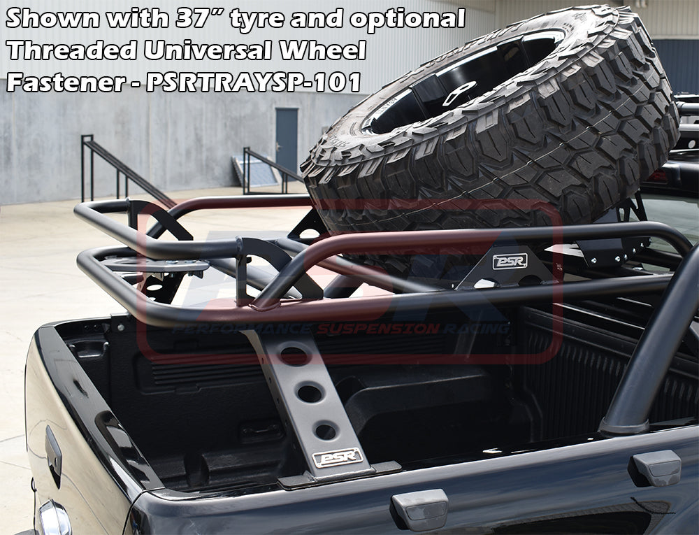 PSRUNI-101-KIT PSR Baja Rack Spare Wheel Bolt On Mount (Suit 32,33,35,37" Tyre) | Genuine PSR 4X4 Accessory