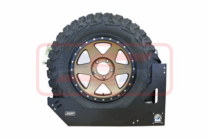 PSRUNI-110 PSR Universal Vertical Spare Tyre Mount (Suits 28-32" Tyre) | Genuine PSR 4X4 Accessory
