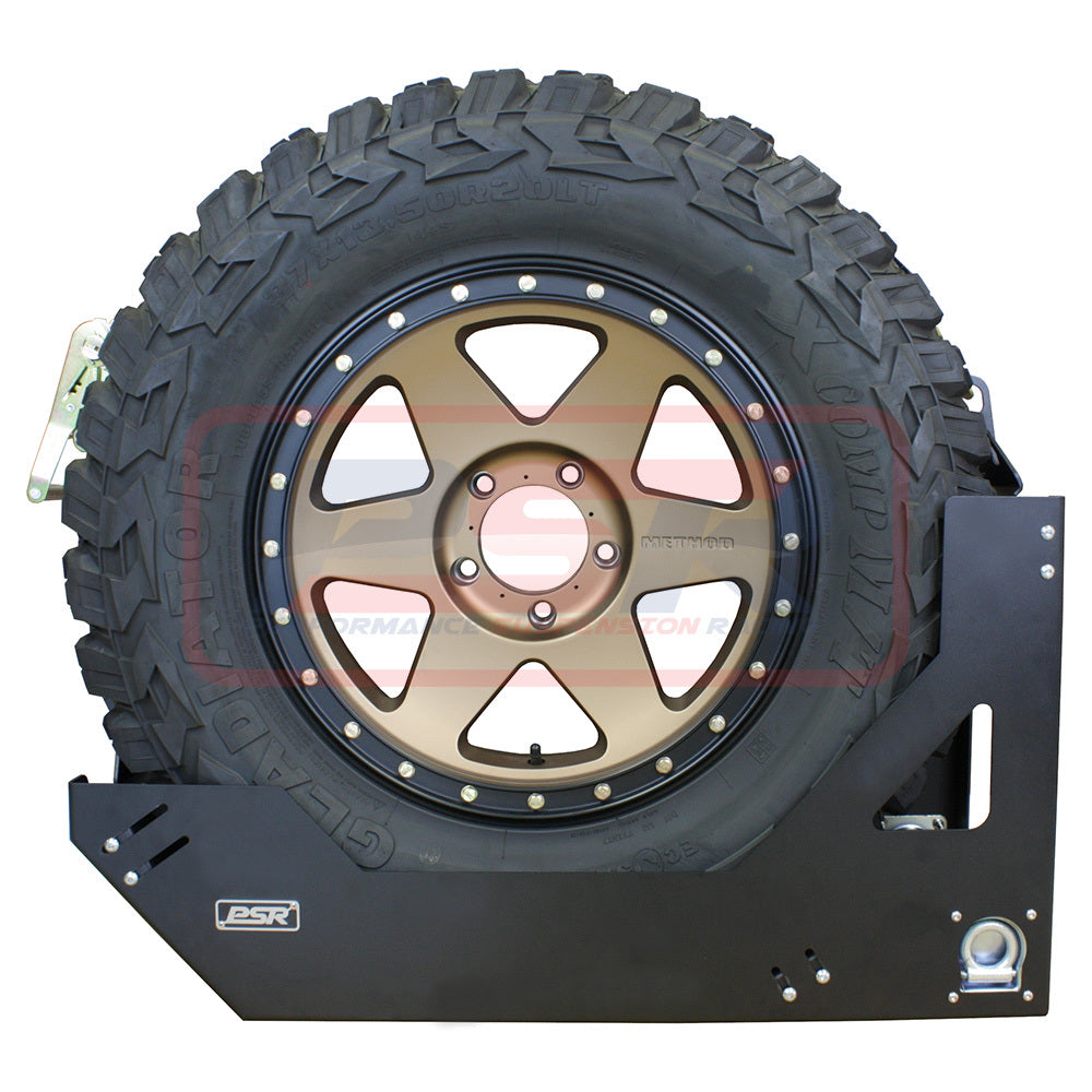 PSRUNI-111 PSR Universal Vertical Spare Tyre Mount (Suits 33-37" Tyre) | Genuine PSR 4X4 Accessory