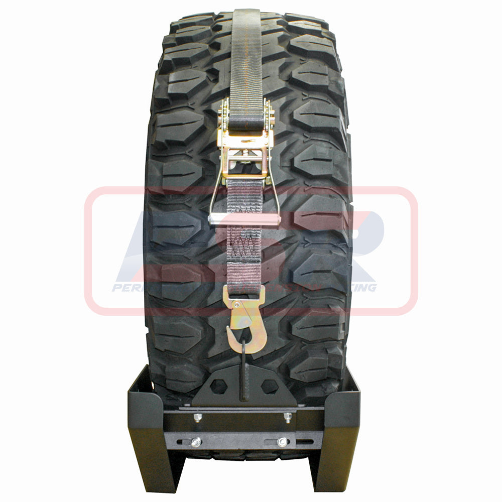 PSRUNI-111 PSR Universal Vertical Spare Tyre Mount (Suits 33-37" Tyre) | Genuine PSR 4X4 Accessory
