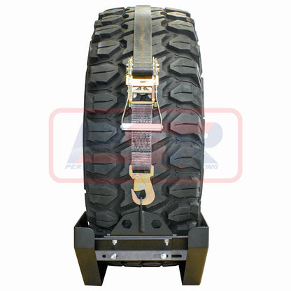 PSRUNI-111 PSR Universal Vertical Spare Tyre Mount (Suits 33-37" Tyre) | Genuine PSR 4X4 Accessory