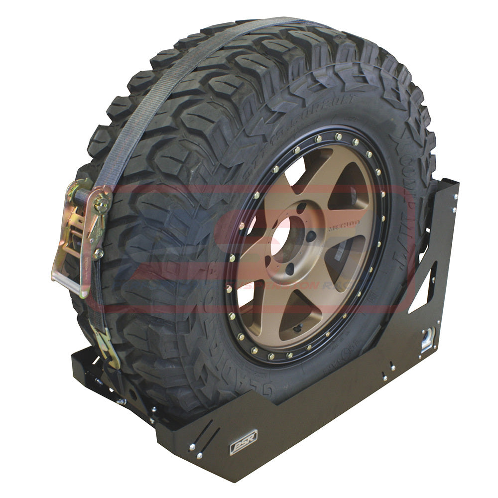 PSRUNI-111 PSR Universal Vertical Spare Tyre Mount (Suits 33-37" Tyre) | Genuine PSR 4X4 Accessory