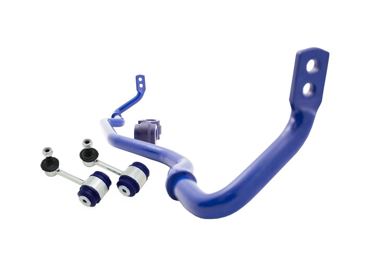RC0085RZ-22KIT SuperPro 22mm Heavy Duty 2 Position Blade Adjustable Rear Sway Bar & Link Kit | Genuine SuperPro Sway Bar