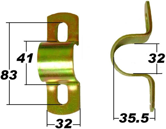 SPF0984K SuperPro Sway Bar Steel Mount Bracket | Genuine SuperPro Suspension Component