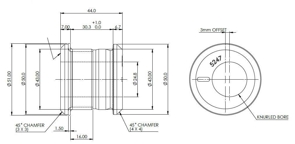 SPF5247K SuperPro Front Control Arm Upper Inner Offset Bush Kit to suit Holden, Chevrolet, Isuzu & LDV | Genuine SuperPro Suspension Component - photo 4 of 4