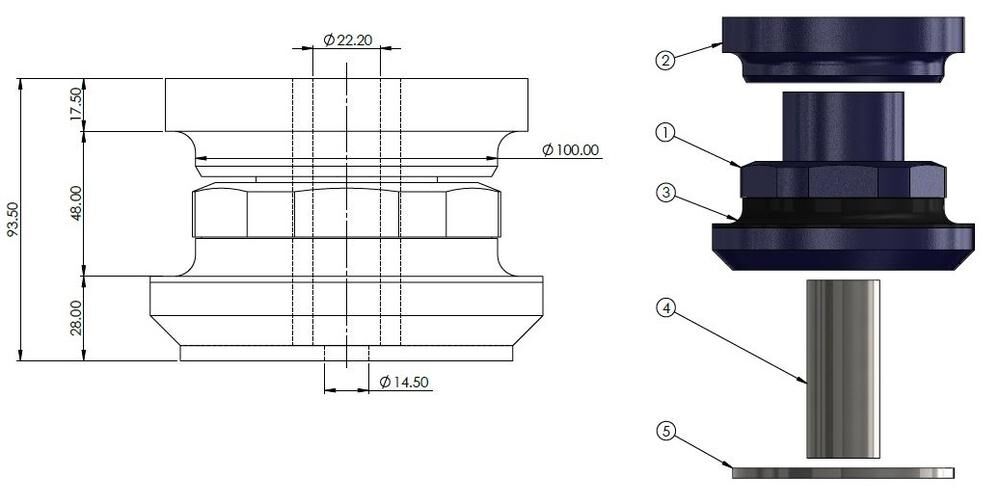 SPF5392K SuperPro Rear Subframe to Chassis Mount Bush Kit to suit Jeep Grand Cherokee WK 2011-on (does not suit Trackhawk) | Genuine SuperPro Suspension Component - photo 4 of 4