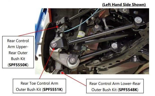 SPF5550K SuperPro Rear Control Arm Upper-Rear Outer Bush Kit to suit Mazda MX-5 ND | Genuine SuperPro Suspension Component - photo 5 of 5