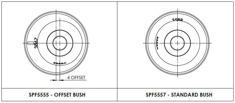 SPF5556K SuperPro Front Control Arm Lower-Rear Bush Kit - Single Offset to suit Kia EV6 & Hyundai Ioniq 5 2021-on | Genuine SuperPro Suspension Component - photo 4 of 4