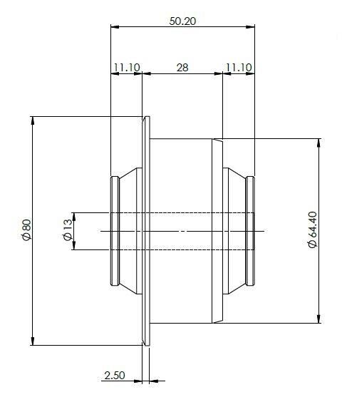 SPF5592K SuperPro Front Control Arm Lower-Rear Standard Bush Kit to suit VAG MQB Platform Vehicles with Alloy Subframe | Genuine SuperPro Suspension Component - photo 4 of 4