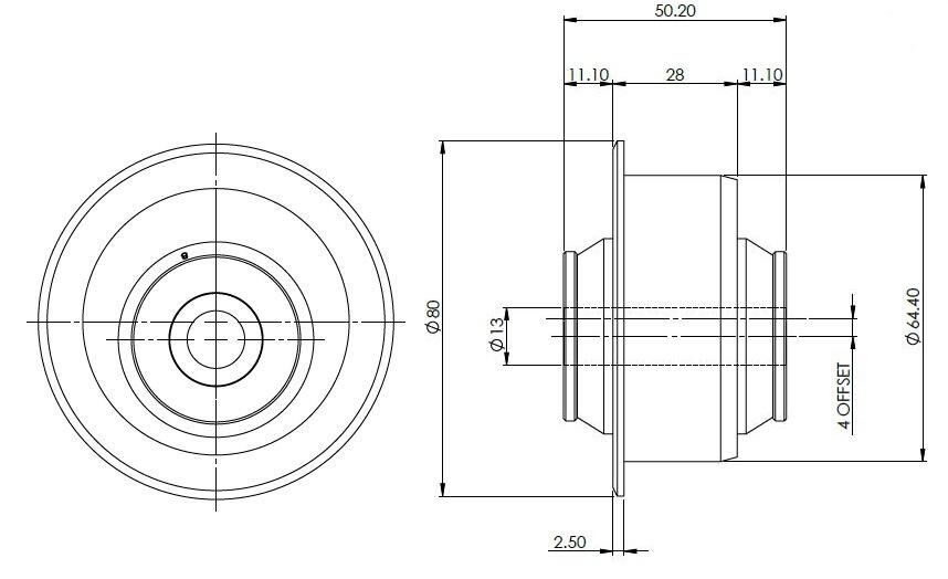 SPF5594K SuperPro Front Control Arm Lower-Rear Double Offset Bush Kit to suit VAG MQB Platform Vehicles with Alloy Subframe | Genuine SuperPro Suspension Component - photo 4 of 4