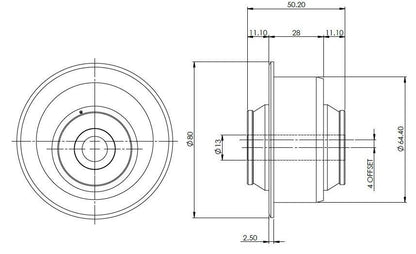 SPF5594K SuperPro Front Control Arm Lower-Rear Double Offset Bush Kit to suit VAG MQB Platform Vehicles with Alloy Subframe | Genuine SuperPro Suspension Component - photo 4 of 4