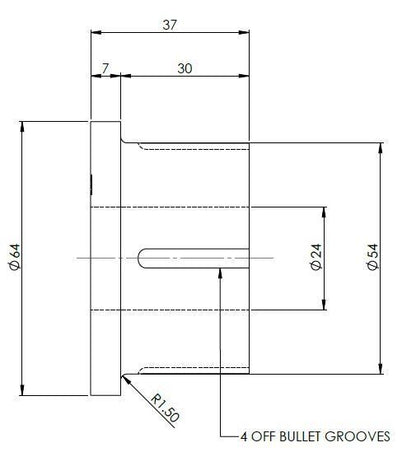 SPF5749K SuperPro Rear Leaf Spring Front Eye Bush Kit to suit Ford Falcon 2002-2008 - BA, BF Wagon (round style) | Genuine SuperPro Suspension Component - photo 3 of 3
