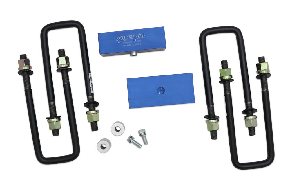 TRC096RLK SuperPro 45mm Rear Block Spacer Kit - Easy Lift Kit to suit Toyota Hilux & Foton Tunland | Genuine SuperPro Suspension Component