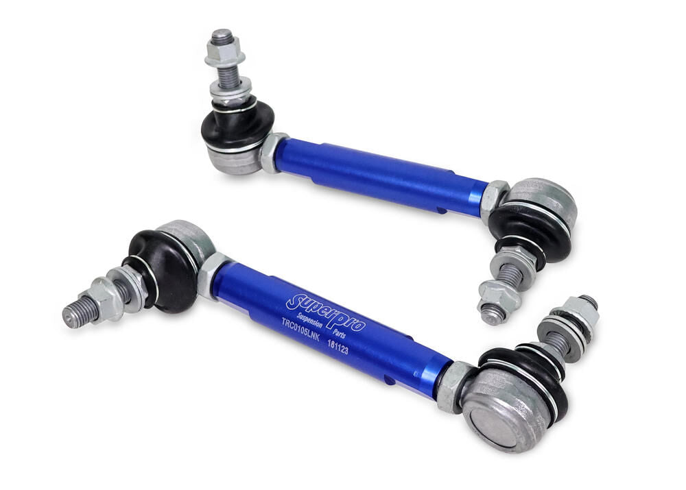 TRC10105 SuperPro Sway Bar Link Kit - Heavy Duty Adjustable | Genuine SuperPro Suspension Component