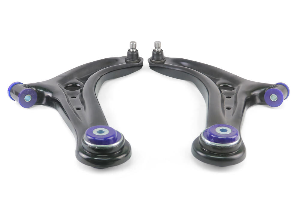 TRC1069 SuperPro Front Lower Offset Control Arm Kit Offset including Ball Joints to suit Mazda 2 & Ford Fiesta | Genuine SuperPro Suspension Component