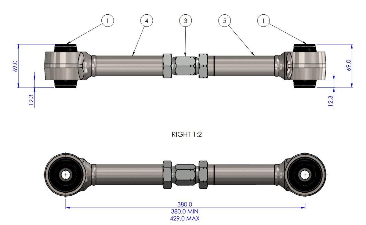 TRC1138 SuperPro Rear Adjustable Upper Trailing Arm Kit to suit Toyota Land Cruiser 300 Series 2021-on | Genuine SuperPro Suspension Component - photo 4 of 4