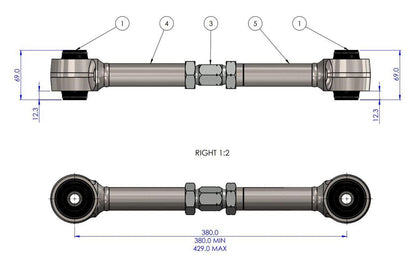 TRC1138 SuperPro Rear Adjustable Upper Trailing Arm Kit to suit Toyota Land Cruiser 300 Series 2021-on | Genuine SuperPro Suspension Component - photo 4 of 4