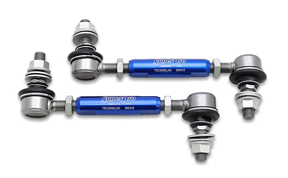 TRC1285 SuperPro Sway Bar Link Kit - Heavy Duty Adjustable | Genuine SuperPro Suspension Component