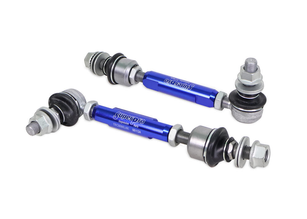TRC1285V SuperPro Sway Bar Link Kit - Heavy Duty Adjustable | Genuine SuperPro Suspension Component