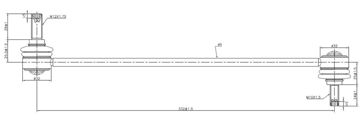 TRC4049 SuperPro Front Sway Bar Link to suit Volvo | Genuine SuperPro Suspension Component - photo 2 of 2