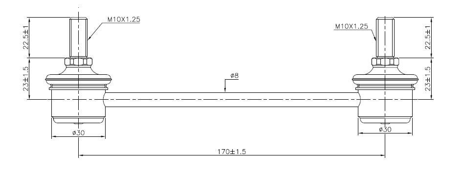TRC4065 SuperPro Rear Sway Bar Link to suit Kia Ceed, Hyundai Elantra & i30 | Genuine SuperPro Suspension Component - photo 2 of 2
