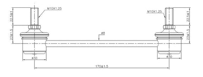 TRC4065 SuperPro Rear Sway Bar Link to suit Kia Ceed, Hyundai Elantra & i30 | Genuine SuperPro Suspension Component - photo 2 of 2