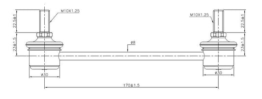 TRC4065 SuperPro Rear Sway Bar Link to suit Kia Ceed, Hyundai Elantra & i30 | Genuine SuperPro Suspension Component - photo 2 of 2