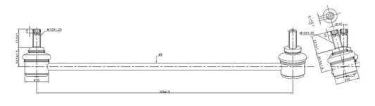 TRC4069L SuperPro Front Left Sway Bar Link to suit Honda Civic FG, FB | Genuine SuperPro Suspension Component - photo 2 of 2