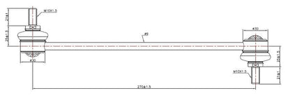 TRC4074 SuperPro Front Sway Bar Link to suit BMW 3 Series E46 & Z4 E85, E86 | Genuine SuperPro Suspension Component - photo 2 of 2