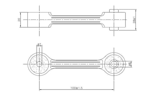 TRC4075 SuperPro Rear Sway Bar Link to suit BMW | Genuine SuperPro Suspension Component - photo 2 of 2