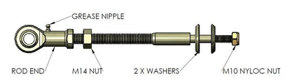 TRC4307 SuperPro Extended Heavy Duty Sway Bar Link | Genuine SuperPro Suspension Component - photo 2 of 2