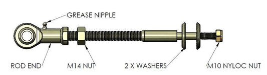 TRC4307 SuperPro Extended Heavy Duty Sway Bar Link | Genuine SuperPro Suspension Component - photo 2 of 2
