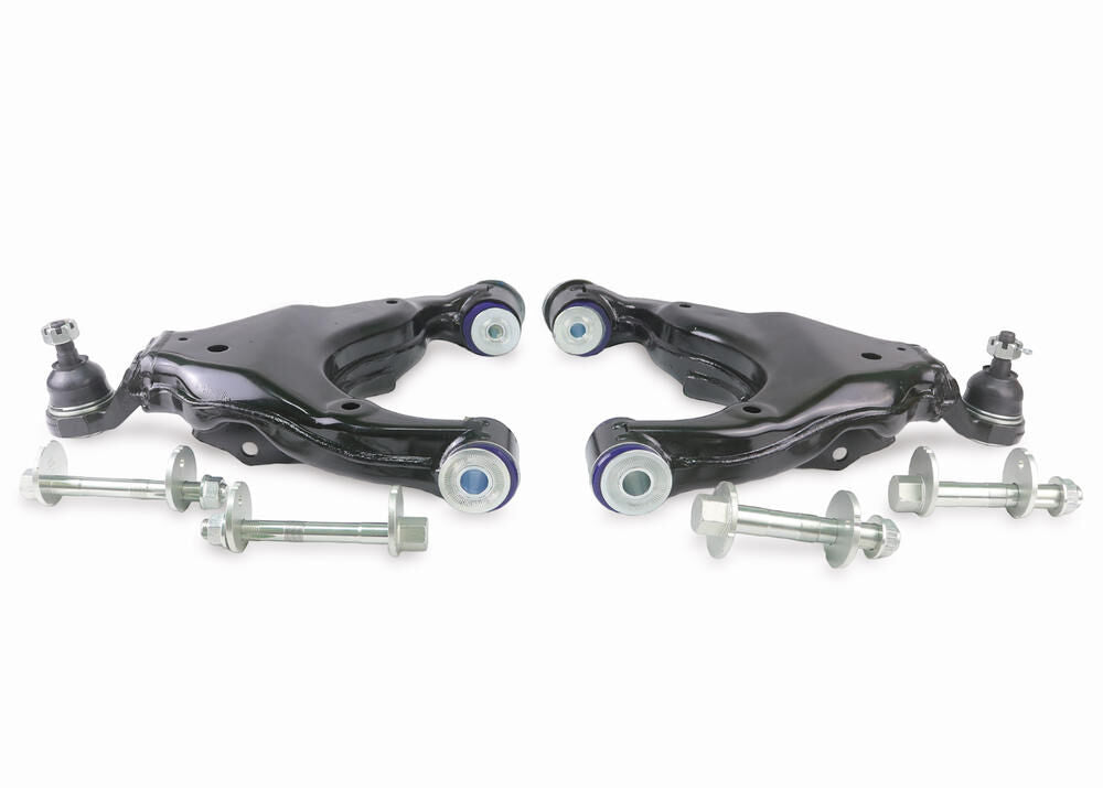 TRC484 SuperPro Front Lower Adjustable Control Arm Kit including Ball Joints to suit Toyota Toyota Prado, FJ Cruiser & Lexus GX (non KDSS vehicles) | Genuine SuperPro Suspension Component