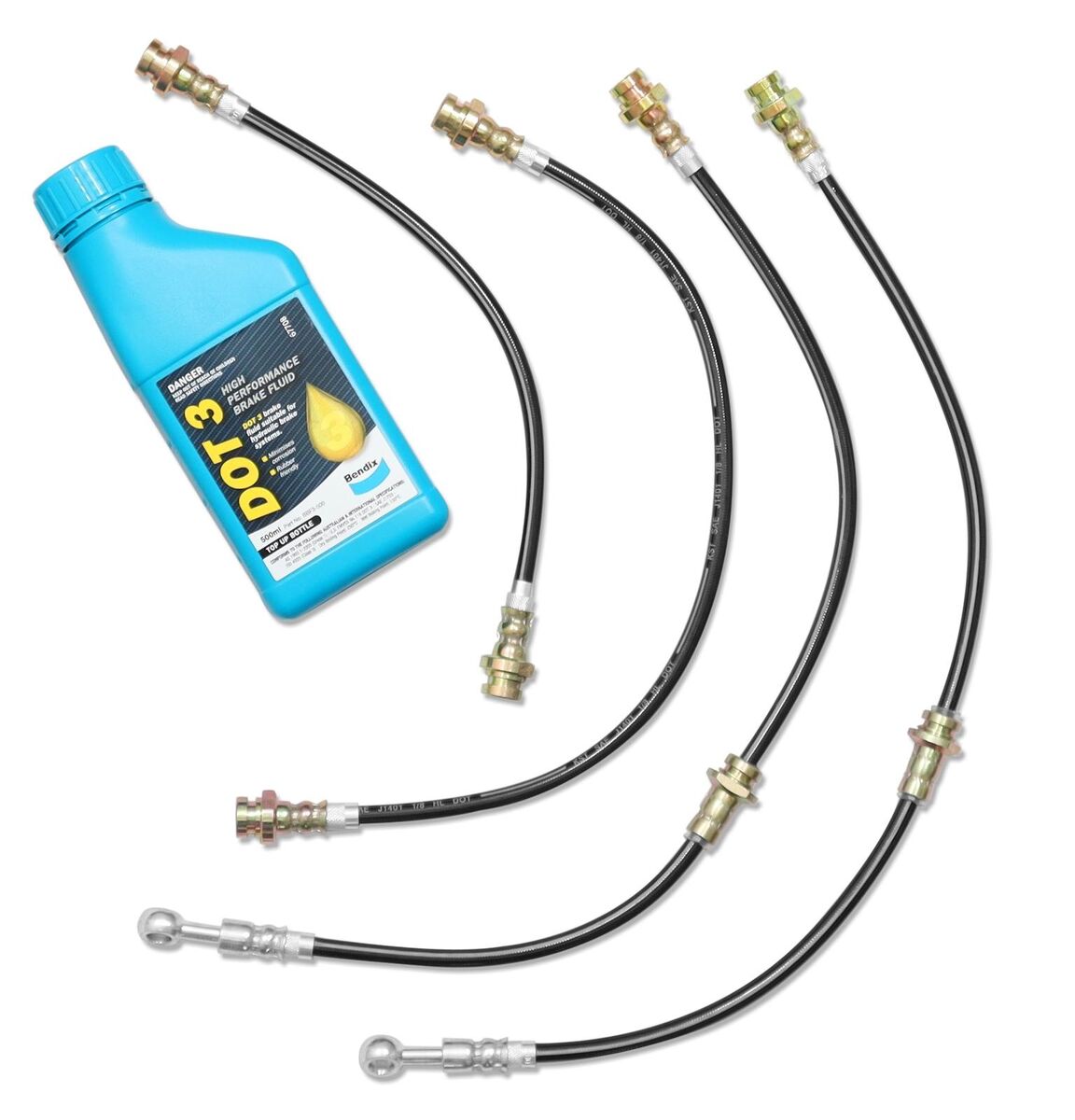 TRC5529 SuperPro Extended Brake Line Kit to suit Suzuki Jimny 2018-on | Genuine SuperPro Suspension Component