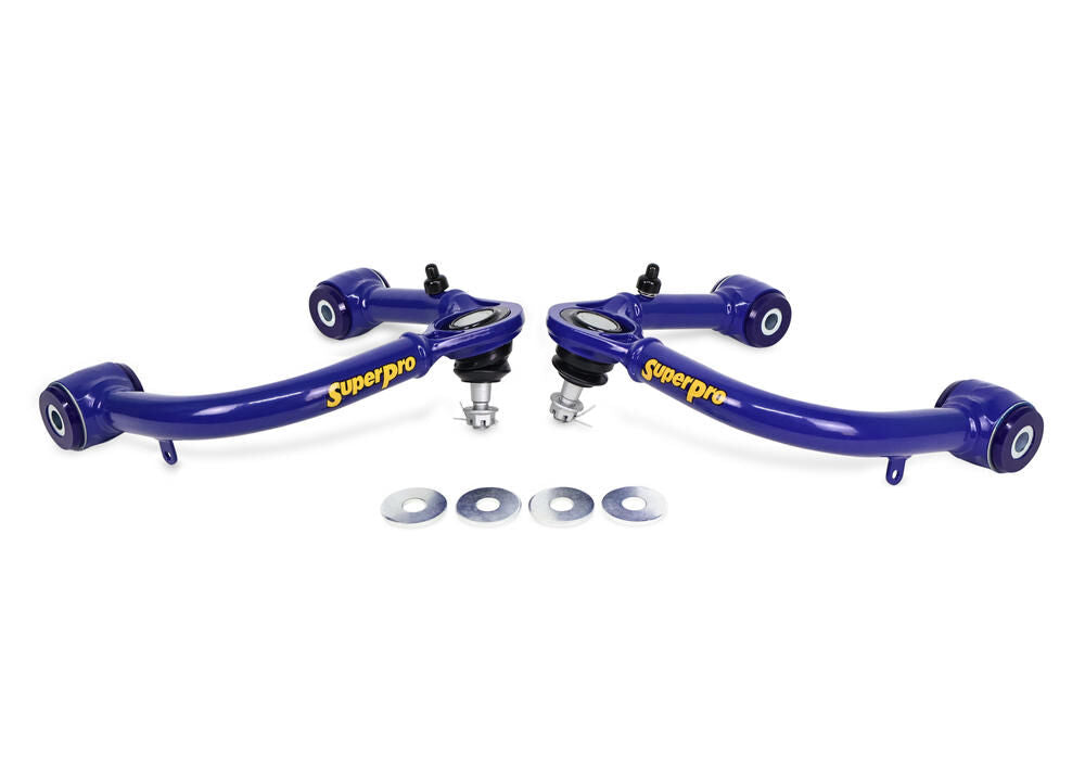 TRC6485 SuperPro Front Fixed Offset Control Arm Kit including Ball Joints to suit Toyota Land Cruiser 200 Series & Lexus LX570 | Genuine SuperPro Suspension Component