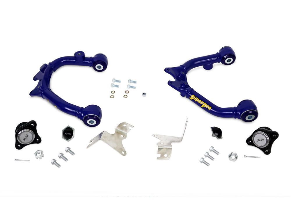 TRC6500 SuperPro Front Fixed Offset Upper Control Arm Kit including Ball Joints to suit Mitsubishi Triton ML, MN, MQ (KB4 Chassis) & Challenger PB | Genuine SuperPro Suspension Component - photo 3 of 5