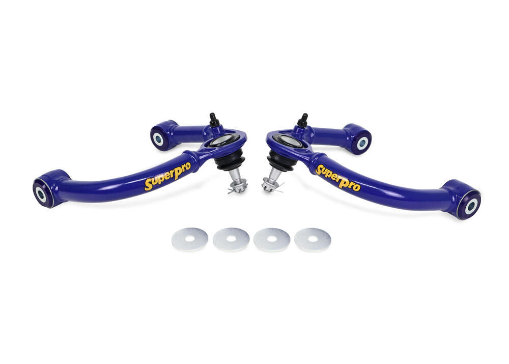 TRC6690 SuperPro Front Fixed Offset Upper Control Arm Kit including Ball Joints to suit GWM Ute Cannon 2020-on & Tank 300 2022-on excl Hybrid and Alfa models | Genuine SuperPro Suspension Component
