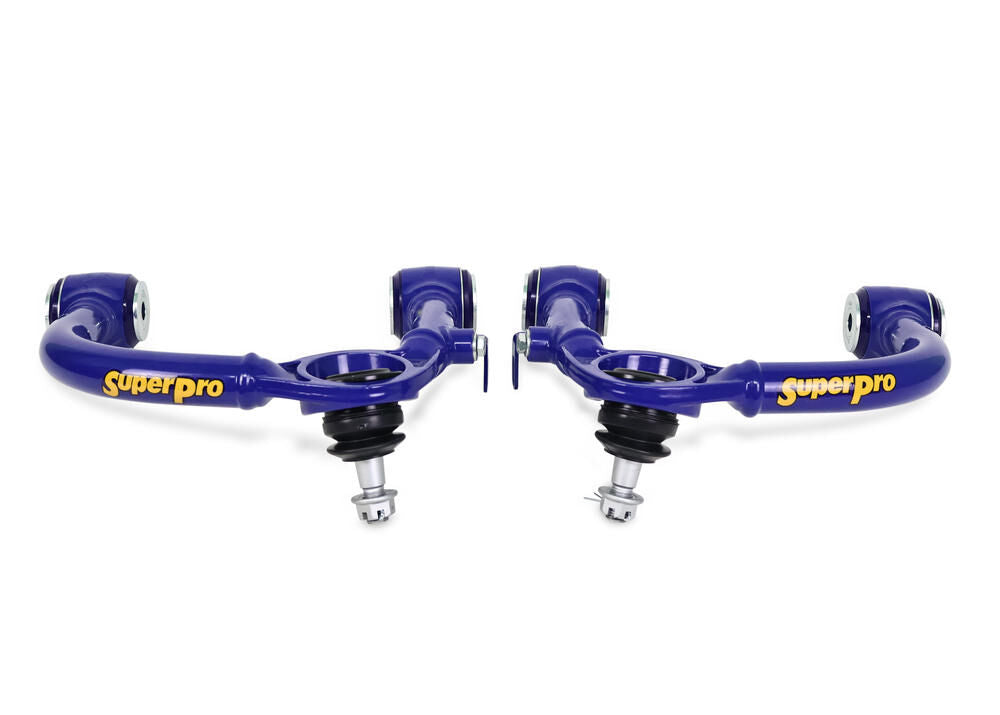 TRC6720 SuperPro Front Fixed Offset Upper Control Arm Kit including Ball Joints to suit Toyota Land Cruiser 100 Series 1998-2007 | Genuine SuperPro Suspension Component