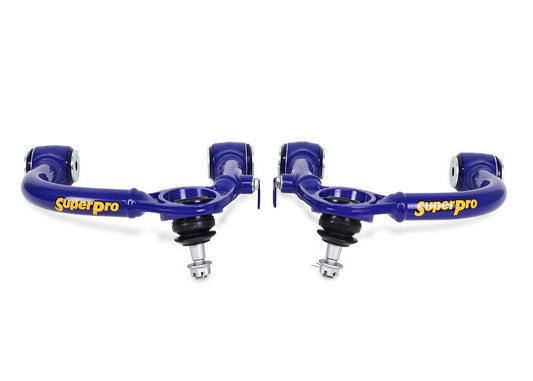 TRC6720 SuperPro Front Fixed Offset Upper Control Arm Kit including Ball Joints to suit Toyota Land Cruiser 100 Series 1998-2007 | Genuine SuperPro Suspension Component