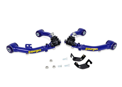 TRC6730 SuperPro Front Fixed Offset Upper Control Arm Kit including Ball Joints to suit Mitsubishi Pajero 2000-2022 - NM, NP, NS, NT, NW, NX | Genuine SuperPro Suspension Component