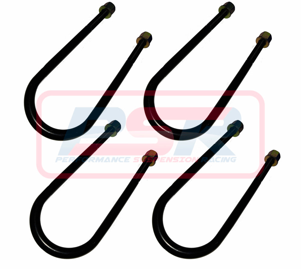 UB416A-SET PSR U-Bolt Round Top M14 x 83 x 240 - Set of Four | Genuine PSR Leaf Spring Hardware