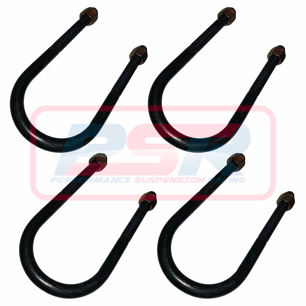 UB453-3-SET PSR U-Bolt Round Top M14 x 83 x 195 - Set of Four | Genuine PSR Leaf Spring Hardware