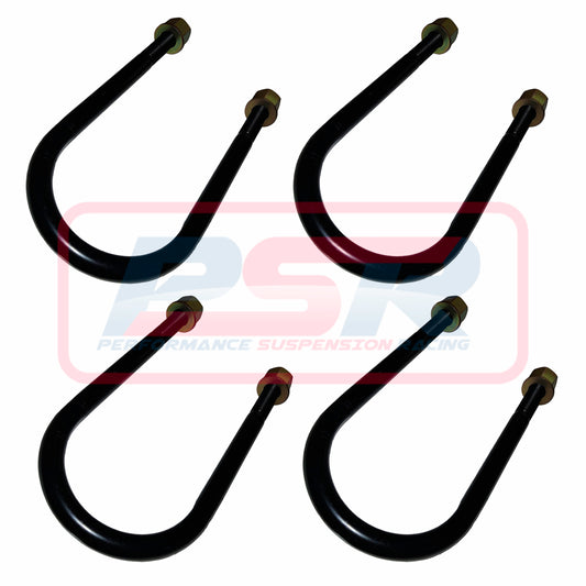 UB456-SET PSR U-Bolt Round Top M14 x 90 x 210 - Set of Four | Genuine PSR Leaf Spring Hardware