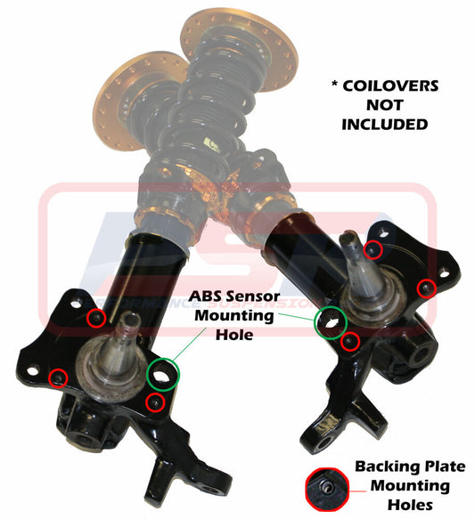 VB-VP-W-ABS XYZ Racing VB-VP Welded Spindle (ABS) - Exchange Only | Genuine XYZ Racing Coilover Spare