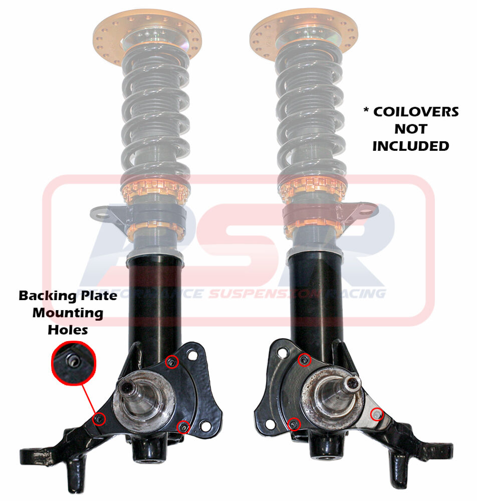 VB-VP-W XYZ Racing VB-VP Welded Spindle (Backing Plate) Kit | Genuine XYZ Racing Coilover Spare
