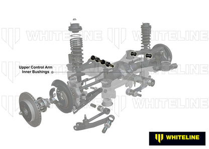 W0590 Whiteline Rear Control Arm Upper Front - Inner Bushing Kit to Suit Mitsubishi Lancer Evo 4 5 6 7 8 9 | Genuine Whiteline Suspension Component - photo 2 of 5