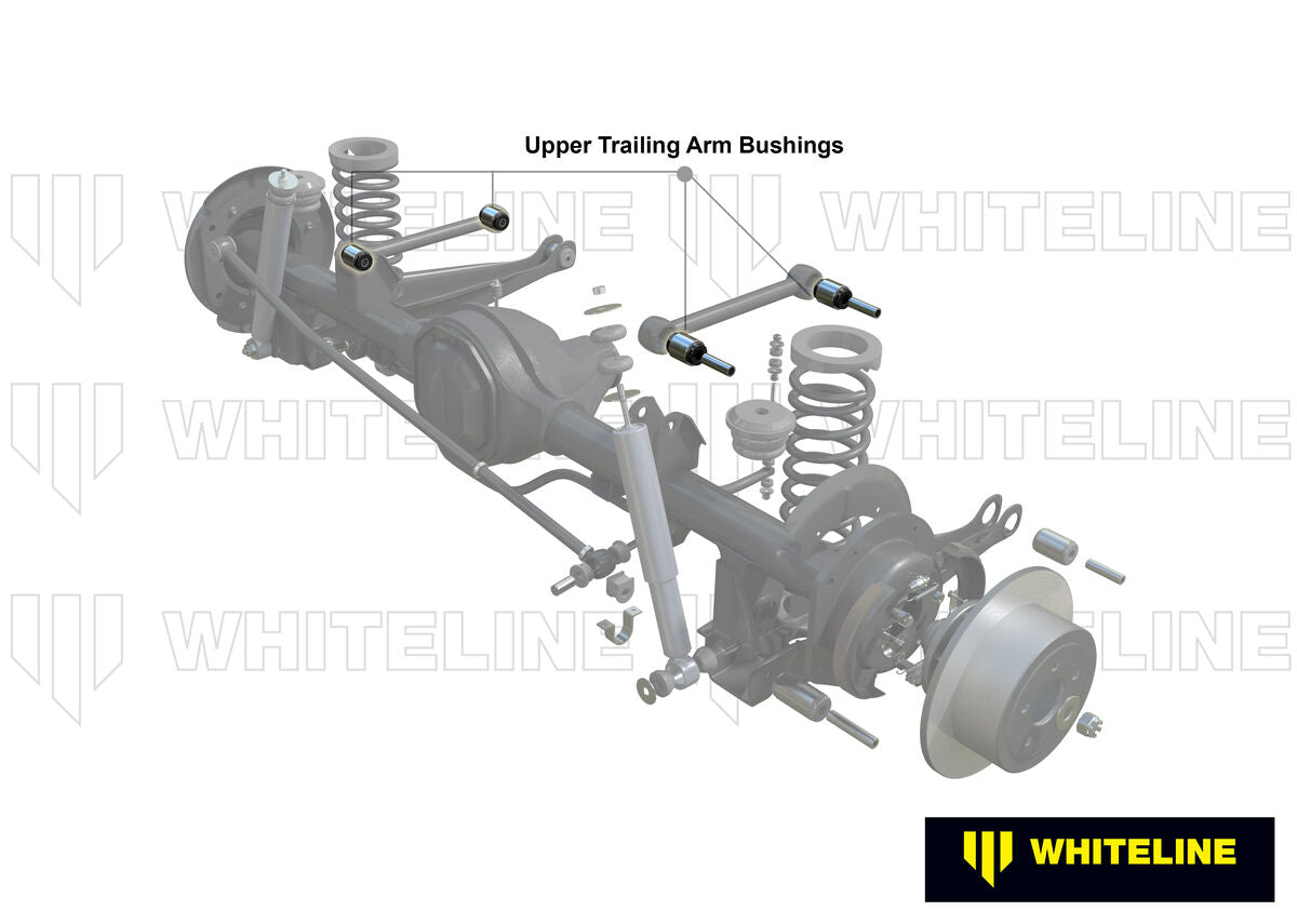 W0608 Whiteline Rear Trailing Arm Upper - Arm Bushing Service Kit for KTA103 Suits Holden Commodore VB-VS and HSV | Genuine Whiteline Suspension Component - photo 2 of 5